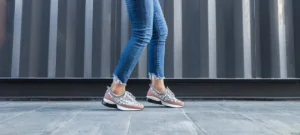 side pose of girl standing